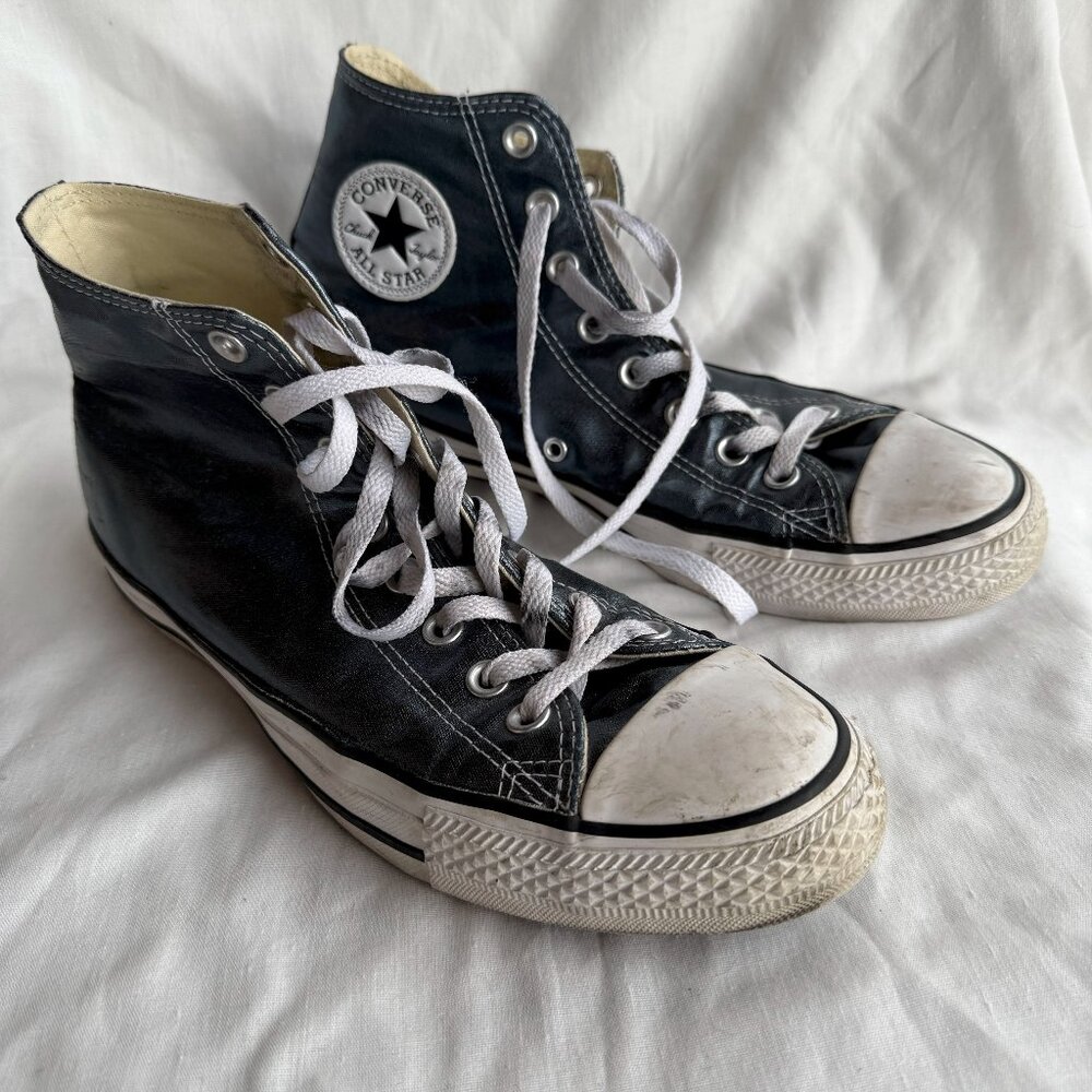 Converse Chuck Taylor All Stars - Shiny Teal Hightops!
